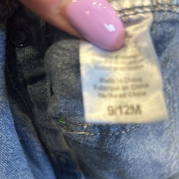 Stylish Kids Denim Overalls and Gray Jeans Set - Picture 5 of 5